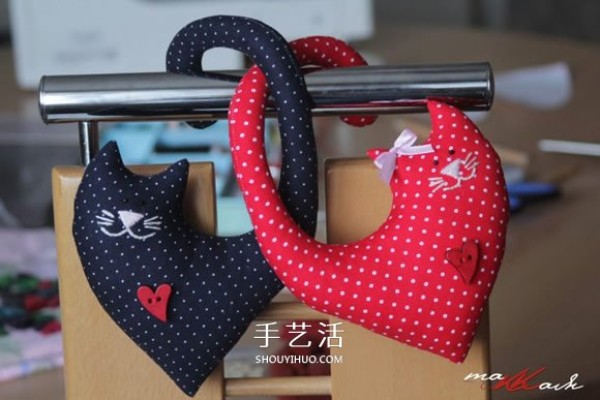 How to Make Cat Dolls for Couples: Romantic Fabric Art Valentines Day Gifts