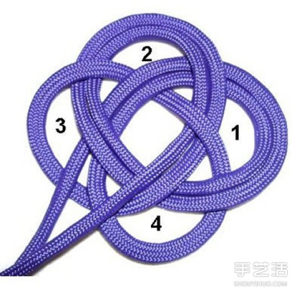 Exorcist Protective Knot: How to weave Cloud Knot and Solomons Seal Knot Illustration