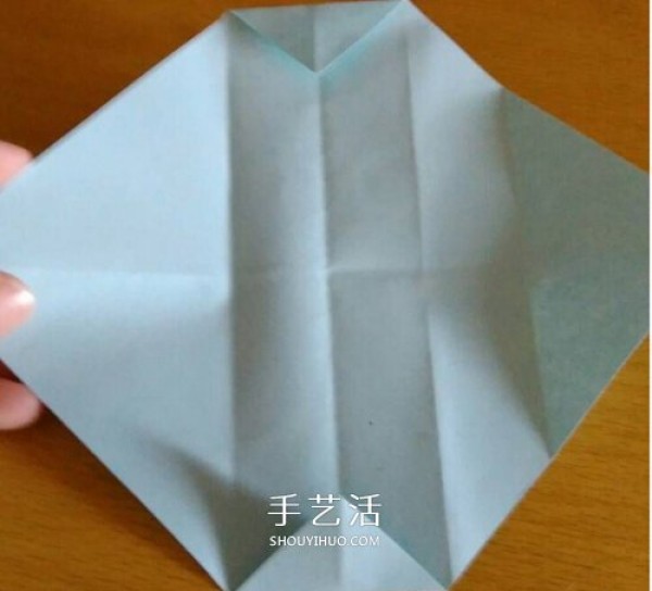 How to fold a windmill box, illustrated tutorial on how to fold a square windmill gift box