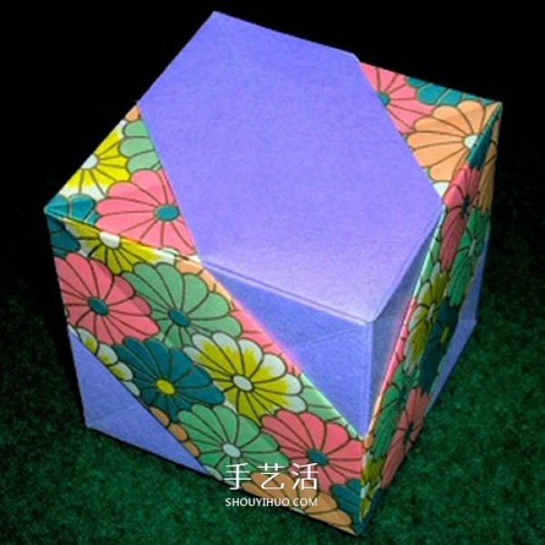 How to Fold a Cube Illustrated Tutorial Steps to Origami Cube