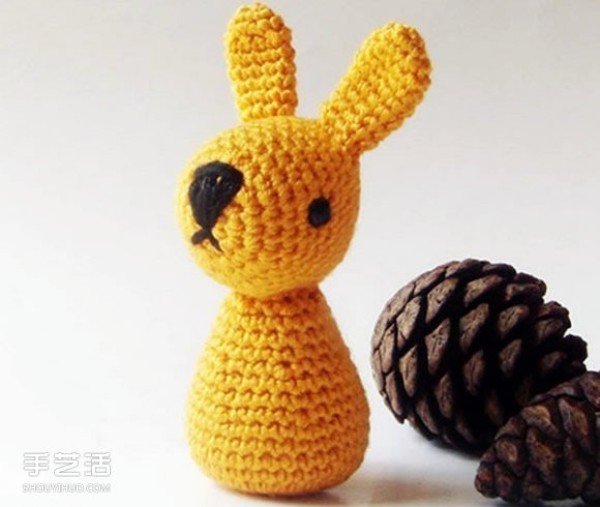 Cute crochet doll pictures, handmade crocheted small animal works