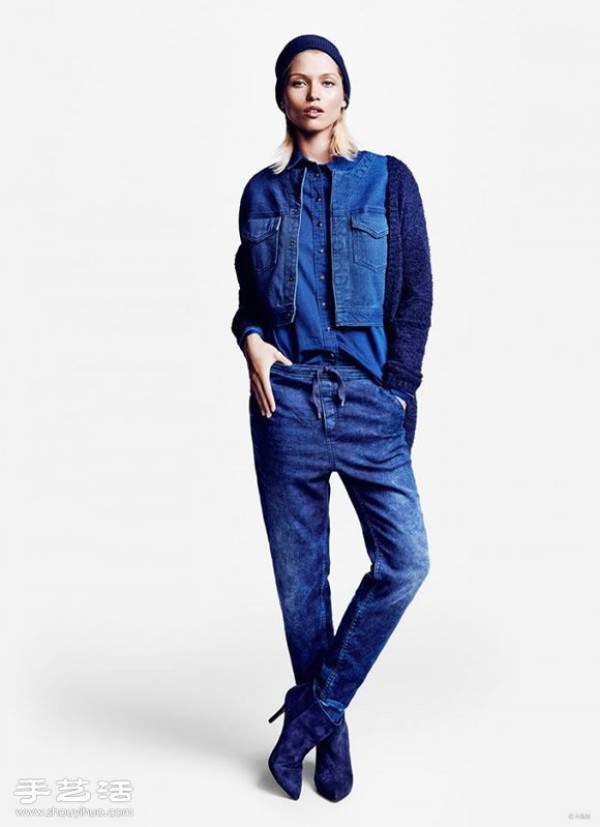 Swedish fashion brand H&M launches "second-hand remade" denim series