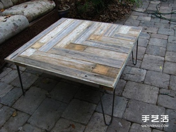 How to renovate waste materials into a table and use waste materials to DIY a table picture