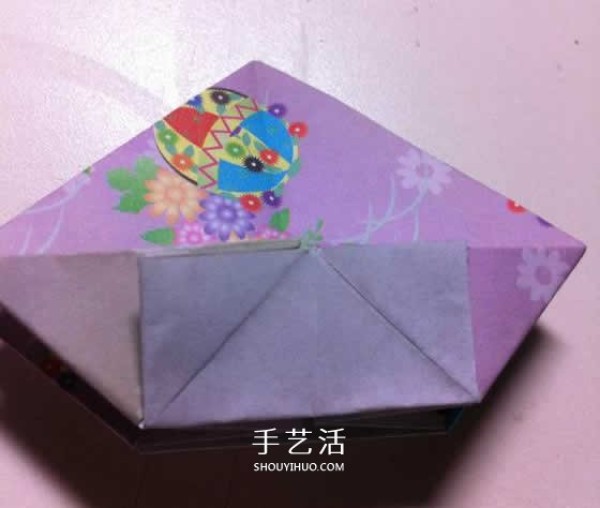 Mini rose flower origami tutorial with beautiful diamond rose folding illustrations