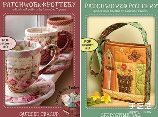 Beautiful and exquisite patchwork works, elegant retro handmade patchwork pictures