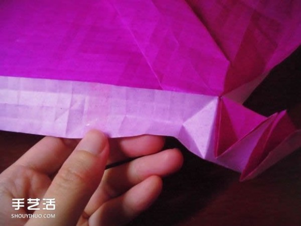 Die Lianhua Love Origami Illustration of Creative Love Origami Step by Step