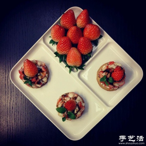 DIY good-looking and delicious strawberry tarts