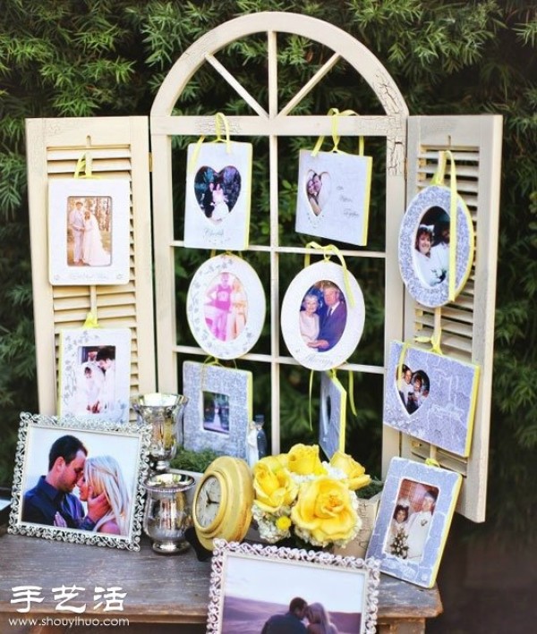 Retro Photos DIY Nostalgic Style Wedding Decoration