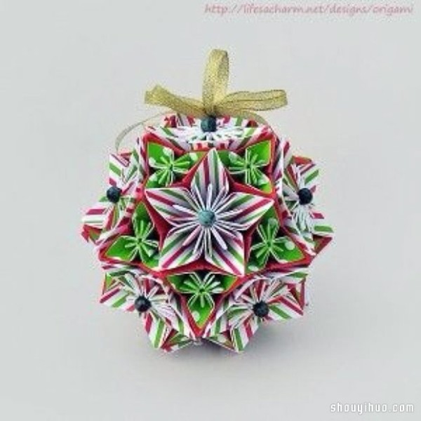 Appreciation of the beautiful handmade origami flower balls (6)