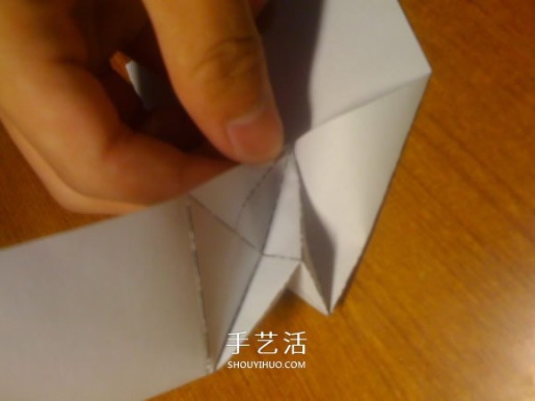 How to make origami crane rings, illustrated process