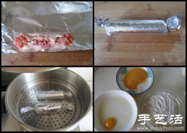 How to make "Golden Chicken Rolls" with great wealth