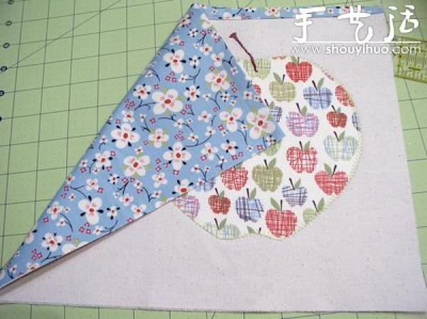 Handmade DIY cute floral patchwork shoulder bag