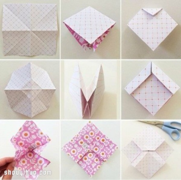 Origami Bow Tutorial: Illustrations of How to Fold a Bow Tie