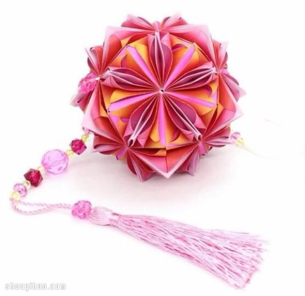 Appreciation of the beautiful handmade origami flower balls (4)