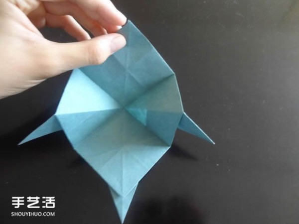 Western Dragon Origami Tutorial Illustrated How to Origami a Winged Dragon