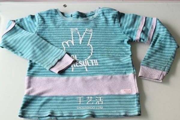 How to renovate old baby T-shirts so that clothes can catch up with childrens growth