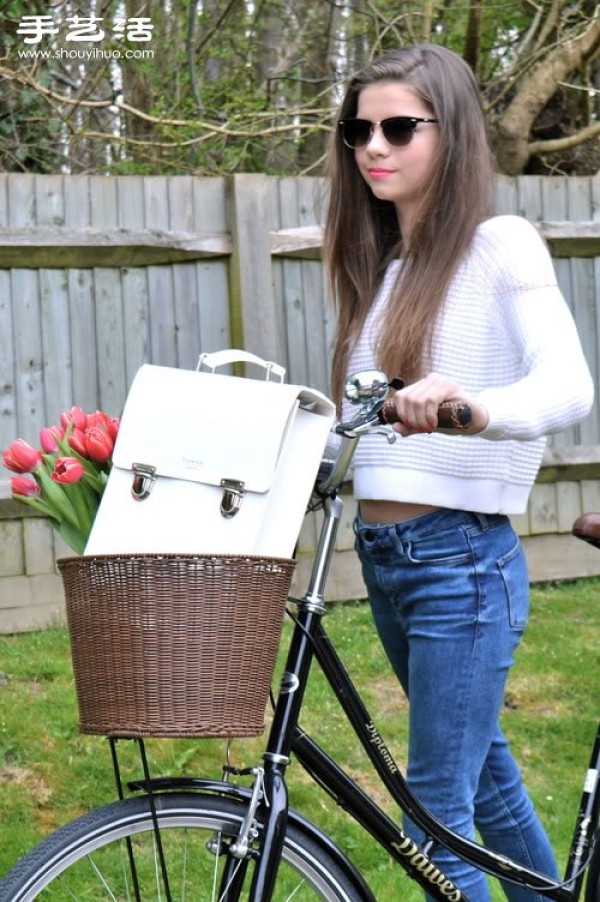 British academic retro school bag Fleming London