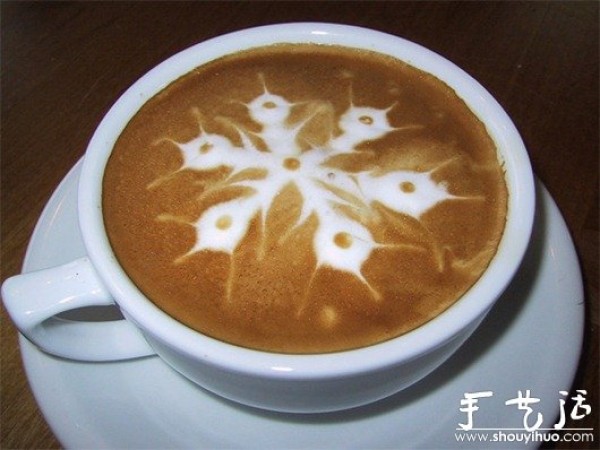 Cute coffee latte art