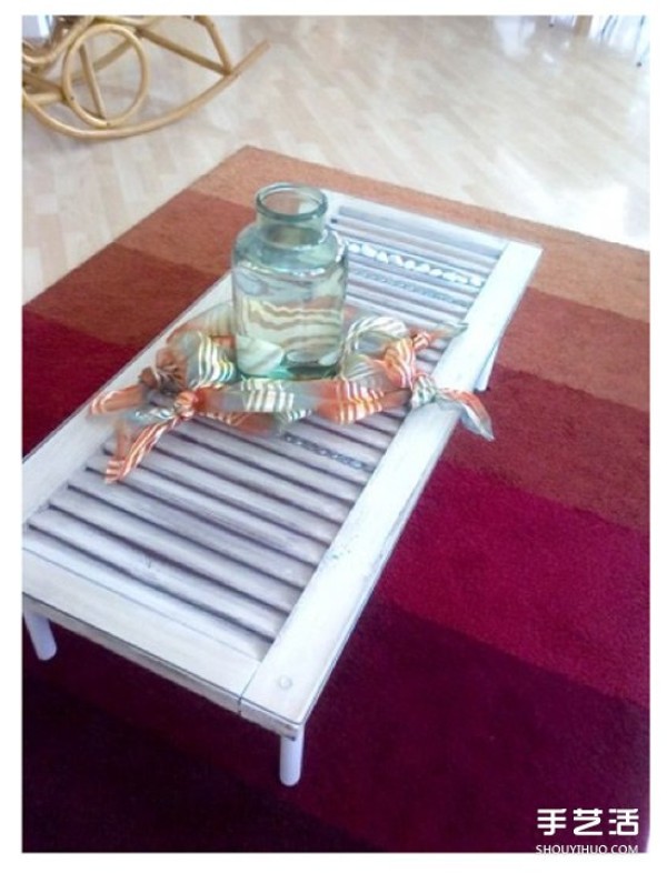 How to renovate waste materials into a table and use waste materials to DIY a table picture