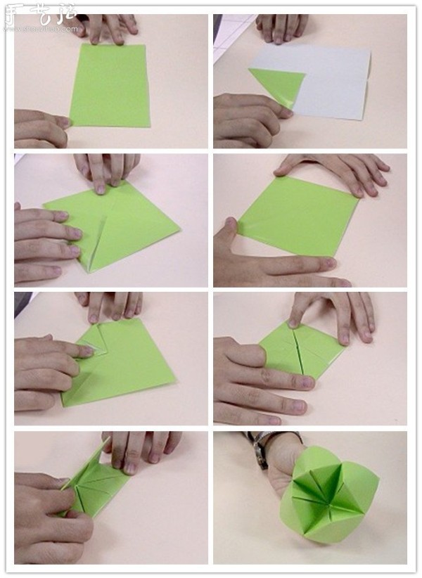 Childhood memories: Origami toys "East, West, South, North"