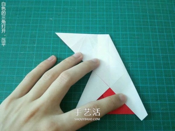 Illustrated tutorial on how to fold the Christmas crane How to fold the Christmas crane