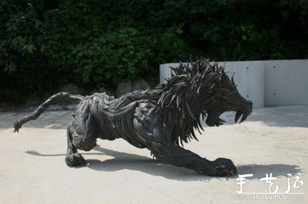 Tire Animal DIY Sculpture