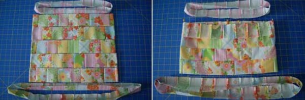 Make a cute little skirt with patchwork