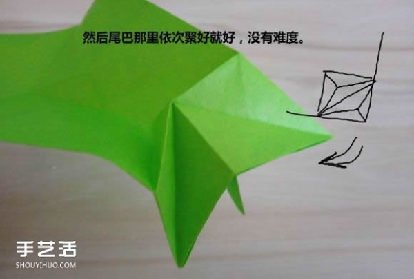 Complex Origami Elephant Steps Illustration Provides CP Pictures and Real Shot Tutorials