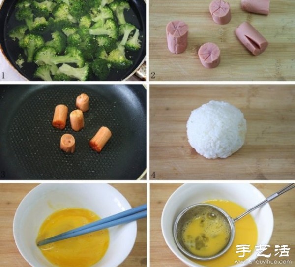 DIY cute Hello Kitty bento plating tutorial