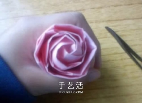 AP Rose Origami Method Illustrated How to Fold Beautiful Flower-shaped Roses