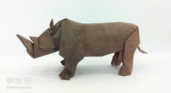 Mabona Rhino Origami Tutorial, Mabona Rhino Origami Illustrations