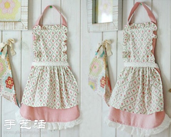 Beautiful and practical handmade pastoral style apron