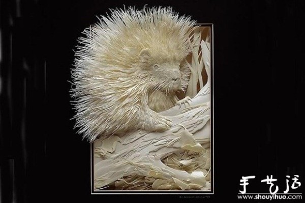 3D animal sculptures from paper DIY