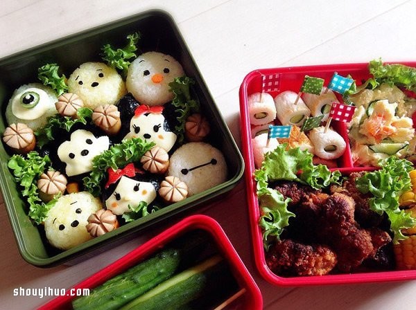 Japanese mothers DIY love lunch boxes for their children, full of happiness