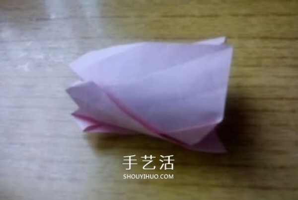 AP Rose Origami Method Illustrated How to Fold Beautiful Flower-shaped Roses