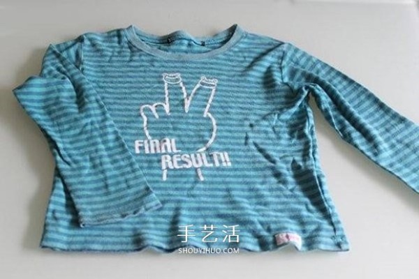 How to renovate old baby T-shirts so that clothes can catch up with childrens growth