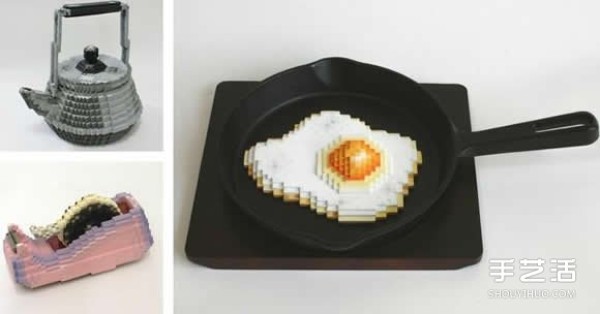 Low-pixel ceramic works challenge your preconceived stereotypes