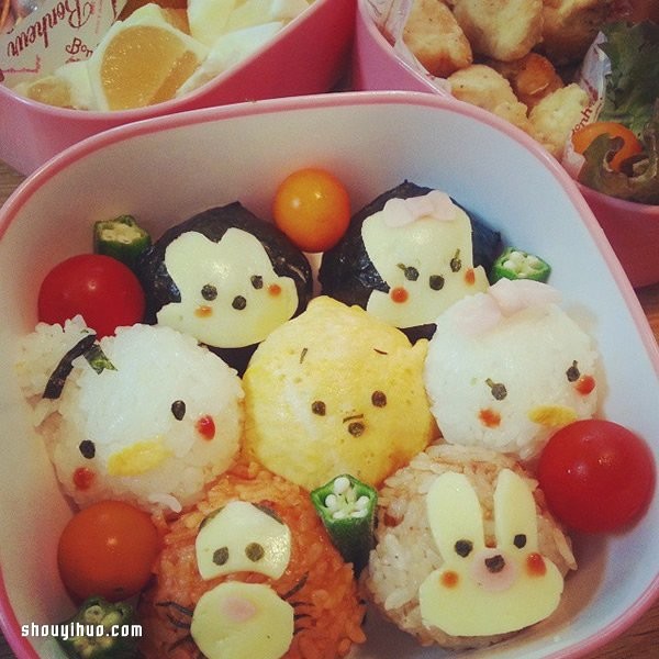 Japanese mothers DIY love lunch boxes for their children, full of happiness