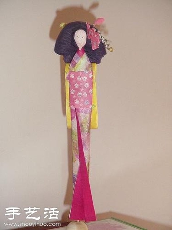 Japanese ethnic style kimono doll origami art