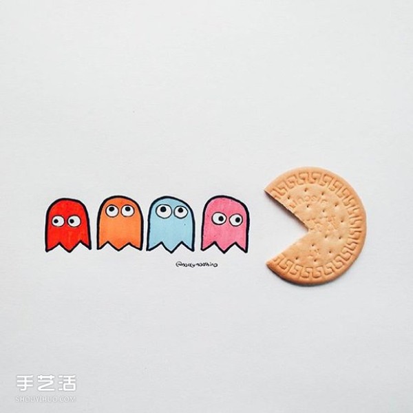 My childhood favorite snacks creative DIY, surprising and funny illustrations