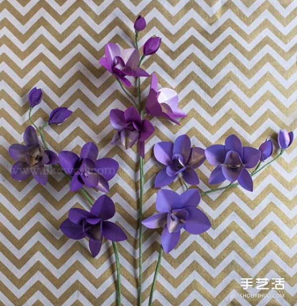 How to make a beautiful orchid, illustrated with step-by-step origami origami