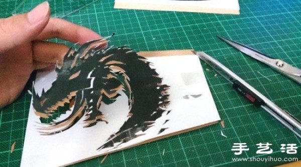 "Guild Wars 2" theme wood stickers hand-making tutorial