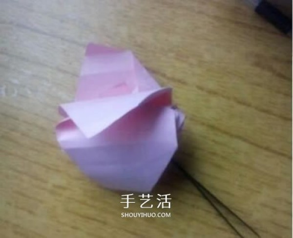 AP Rose Origami Method Illustrated How to Fold Beautiful Flower-shaped Roses