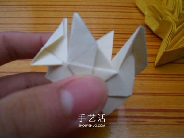 Origami Fukuyama Rose Illustration of Fukuyama Rose Folding Steps