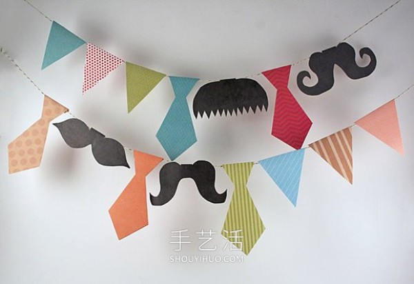 Tutorial on making Fathers Day gift hangings from waste materials for young children