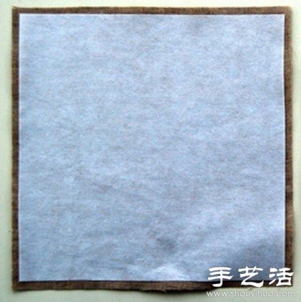 Handmade fabric envelope to convey love