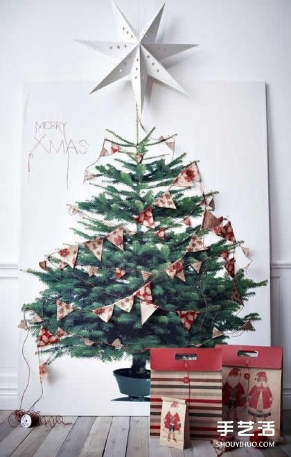 Creative Christmas tree DIY, you can also imitate the decoration during the Spring Festival