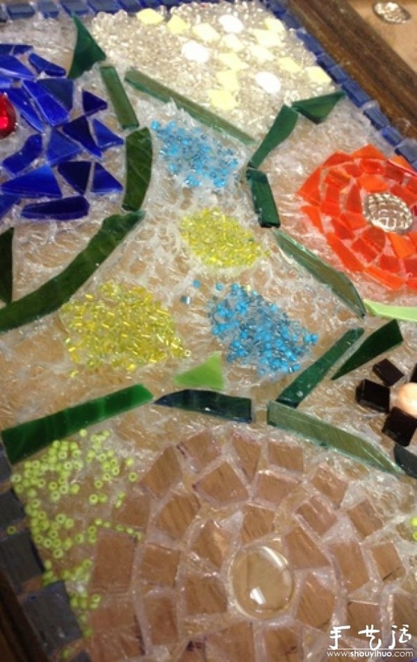 DIY method for mosaic glass windows