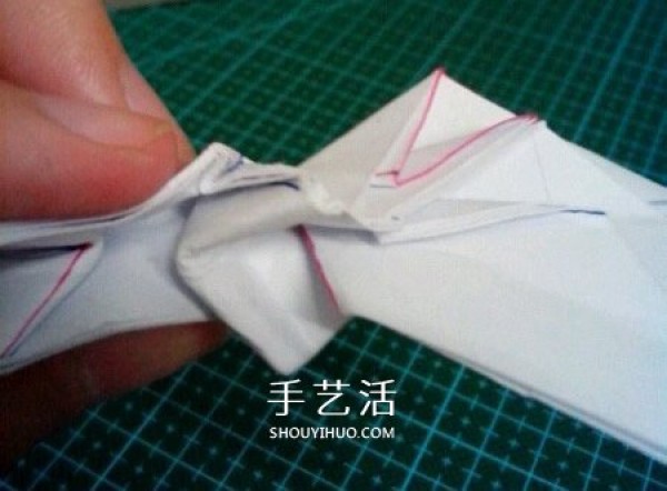 How to fold the heart of the six-winged seraph into origami with six-winged hearts and illustrations