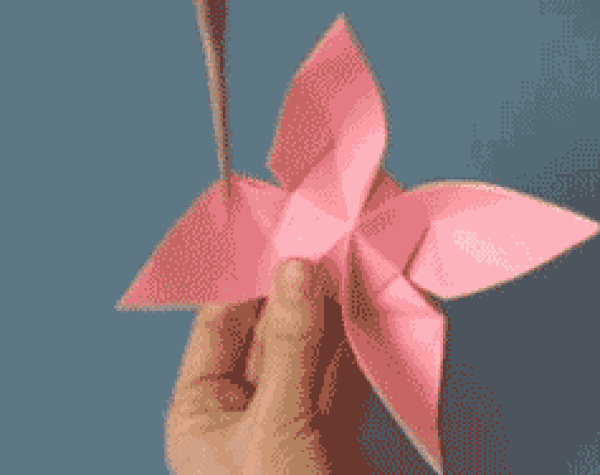 Handmade origami butterfly folding tutorial dynamic picture